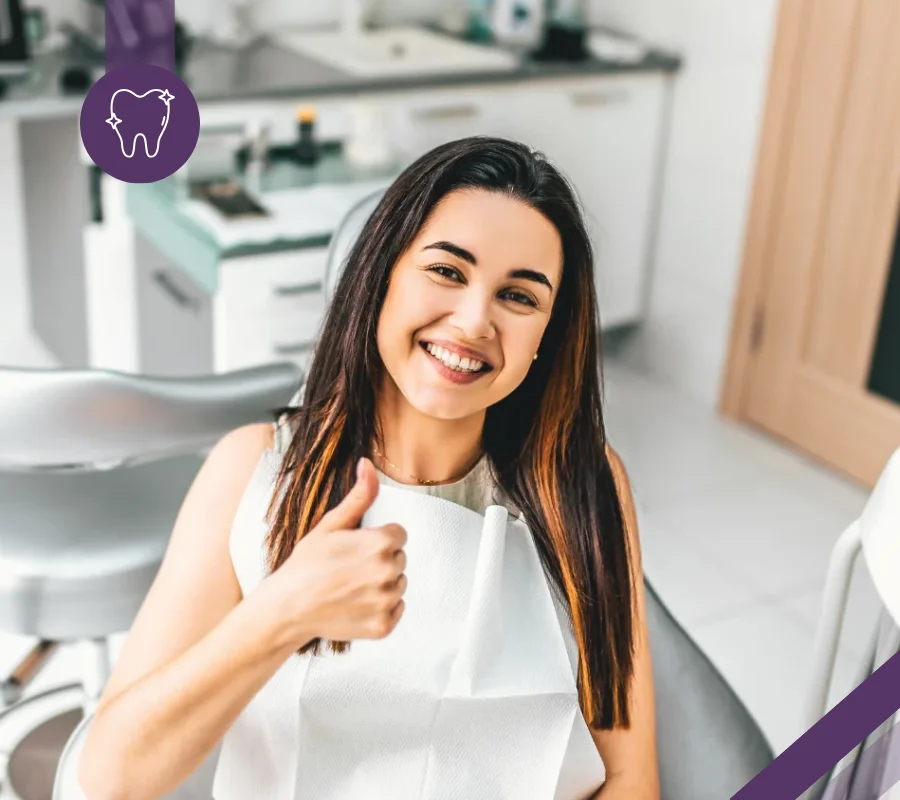 happy dental patient